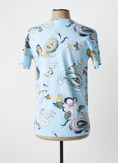 Tricou albastru MADE IN ITALY bărbat