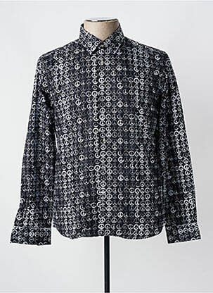 Cămașă cu mâneci lungi negru OSCAR bărbat