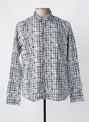 Cămașă cu mâneci lungi alb OSCAR bărbat