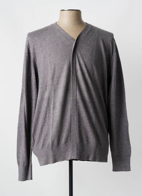 Vestă cu mâneci lungi maro OSCAR bărbat