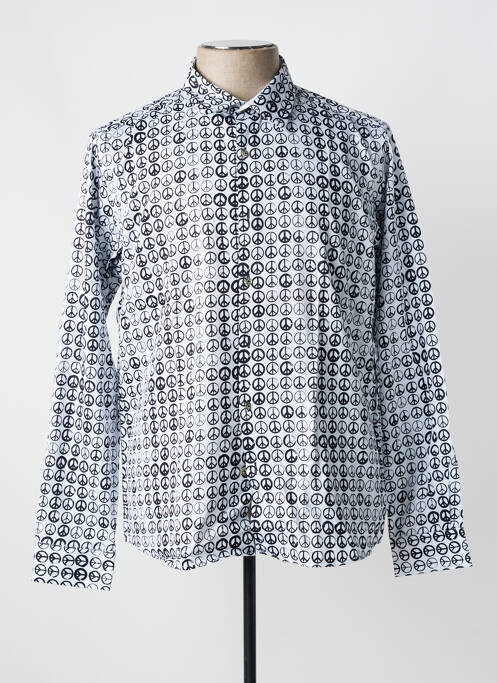 Cămașă cu mâneci lungi alb OSCAR bărbat