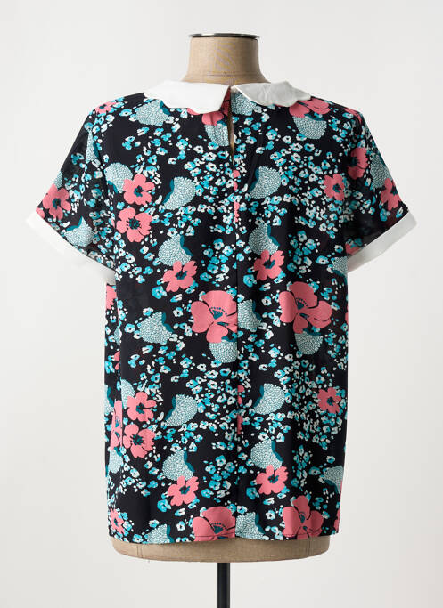 Top negru CERISE BLUE femeie