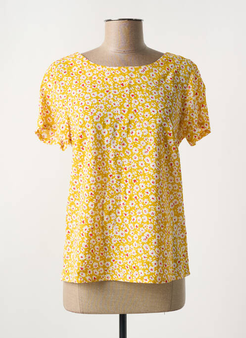 Top galben CERISE BLUE femeie