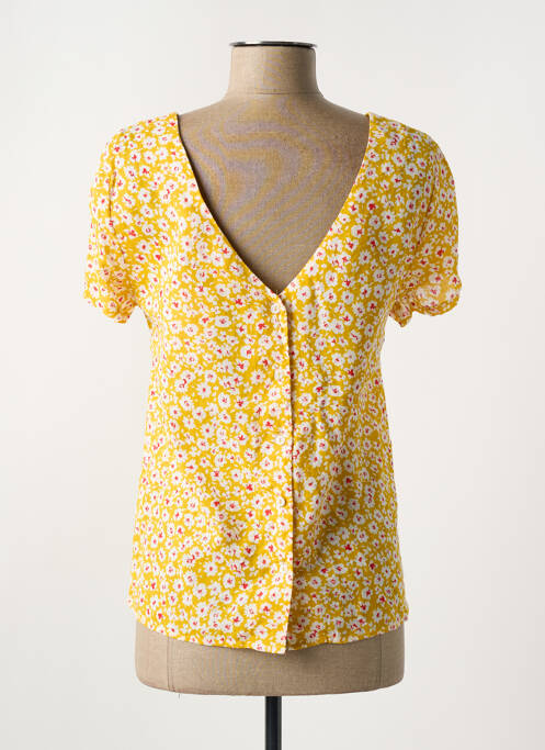 Top galben CERISE BLUE femeie