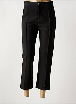 Pantalon trei sferturi croială dreaptă mărime normală negru LOVIE & CO femeie