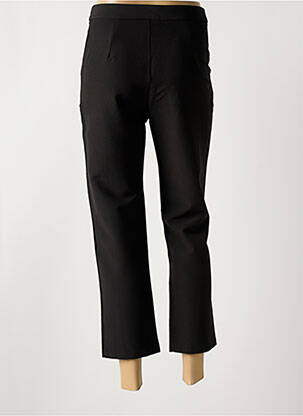 Pantalon trei sferturi croială dreaptă mărime normală negru LOVIE & CO femeie