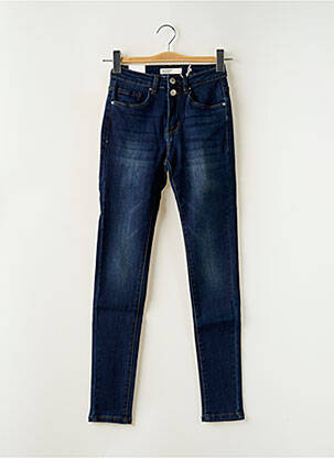 Blugi cu croială slim albastru NINA CARTER femeie