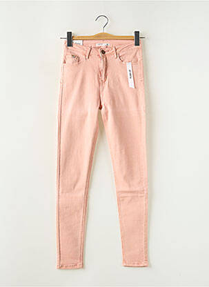 Blugi cu croială slim roz DAYSIE femeie