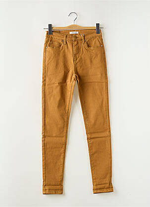 Blugi cu croială slim maro NINA CARTER femeie