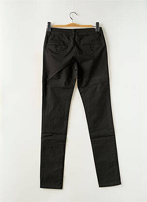 Pantalon chino elasticitate mărime normală negru LEEYO JEANS bărbat