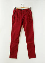 Pantalon chino elasticitate mărime normală roșu LEEYO JEANS homme