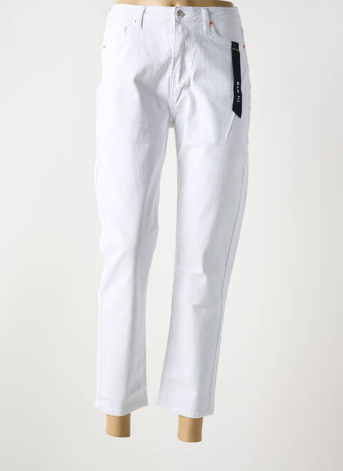 Blugi croială Mom alb MARIVY femeie