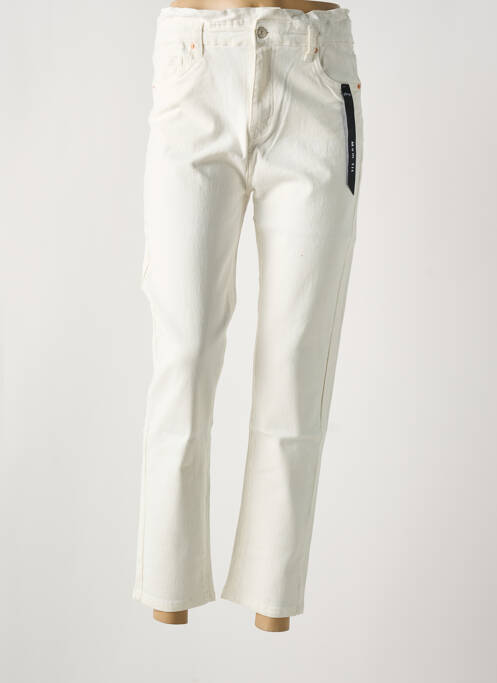 Blugi croială Mom alb MARIVY femeie