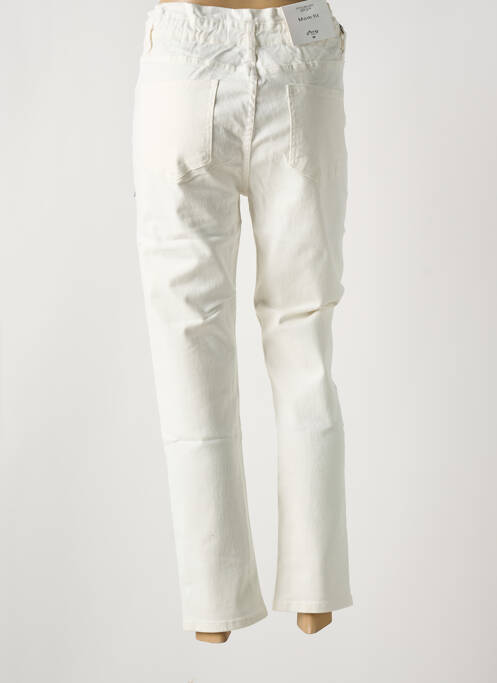 Blugi croială Mom alb MARIVY femeie