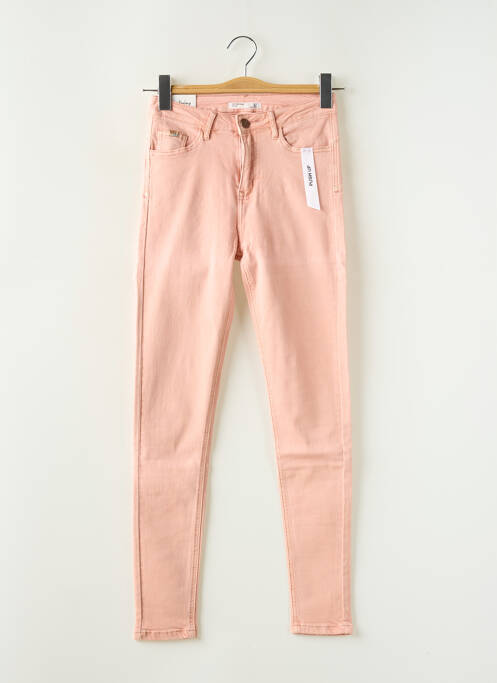 Blugi cu croială slim roz DAYSIE femeie
