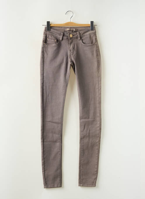 Pantalon slim maro R.DISPLAY femeie