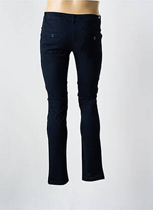 Pantalon chino țesătură poplin mărime normală albastru LEEYO JEANS bărbat
