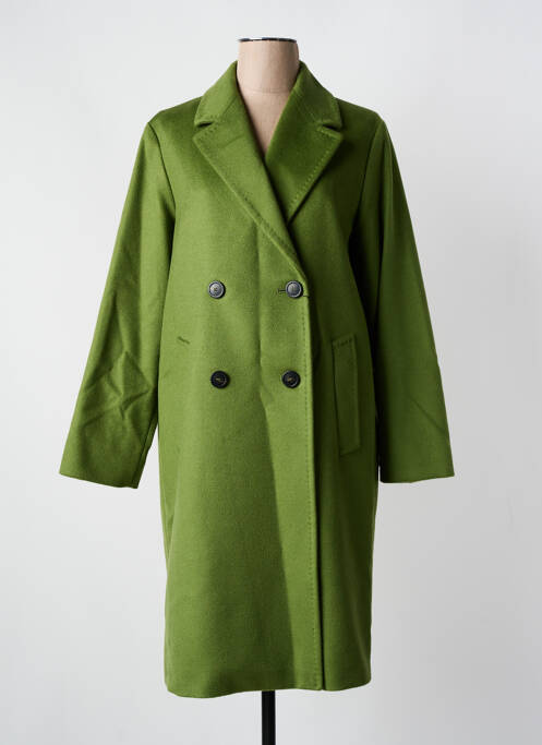 Palton lung verde MAXMARA femeie