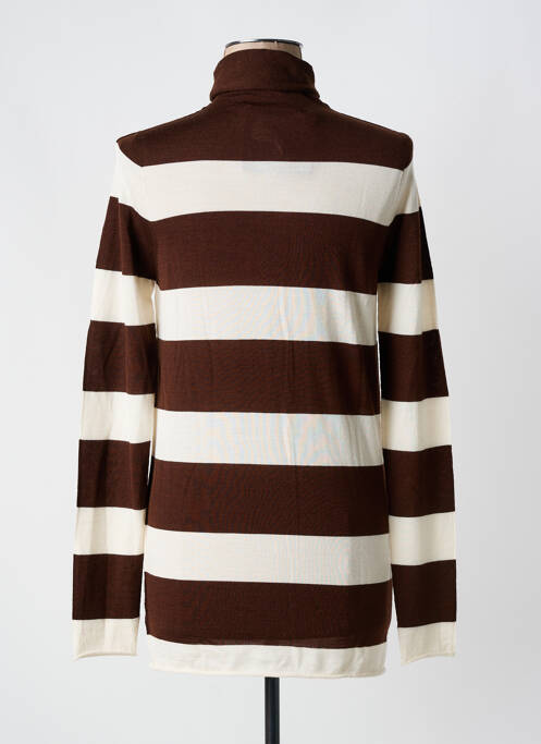 Pulover cu guler înalt maro PHISIQUE DU ROLE femeie