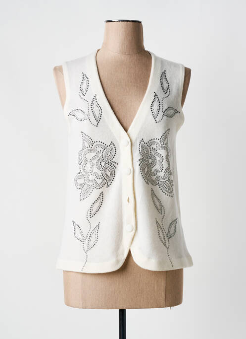 Vestă fără mâneci alb NOTSHY femeie