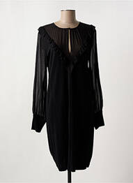 Rochie midi mâneci lungi mâneci lungi negru MAX MARA femeie