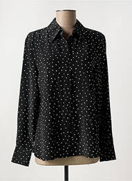 Cămașă imprimeu fantezie mâneci lungi negru MAX MARA femme