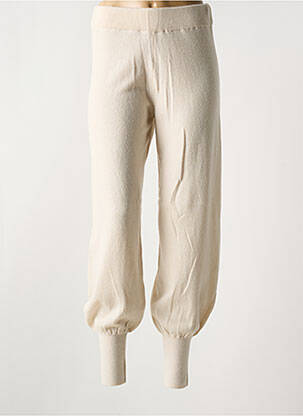 Pantalon 7/8 elasticitate mărime normală bej WEEKEND MAXMARA femeie