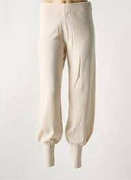 Pantalon 7/8 elasticitate mărime normală bej WEEKEND MAXMARA femeie