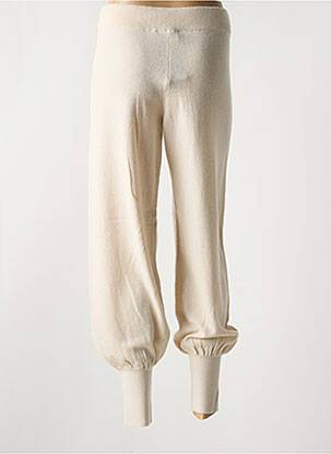 Pantalon 7/8 elasticitate mărime normală bej WEEKEND MAXMARA femeie