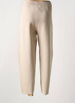 Pantalon drept elasticitate bej MAX MARA femeie
