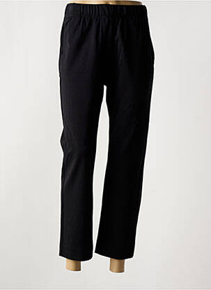 Pantalon 7/8 țesătură poplin mărime normală negru WEEKEND MAXMARA femeie