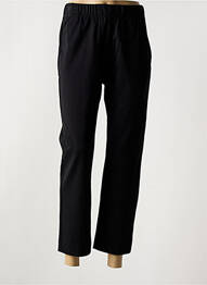 Pantalon 7/8 țesătură poplin mărime normală negru WEEKEND MAXMARA femeie
