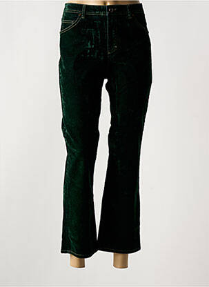 Pantalon 7/8 elasticitate mărime normală verde MAYJUNE femeie