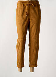 Pantalon 7/8 elasticitate mărime normală galben INDIES femme
