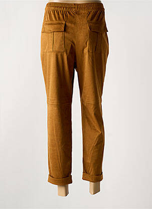Pantalon 7/8 elasticitate mărime normală galben INDIES femeie