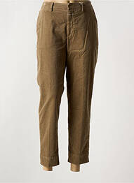Pantalon 7/8 elasticitate mărime normală maro CLOSED femme
