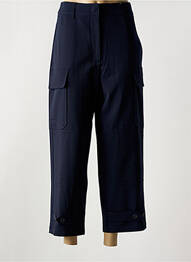 Pantalon 7/8 talie înaltă talie înaltă albastru WEEKEND MAXMARA femeie
