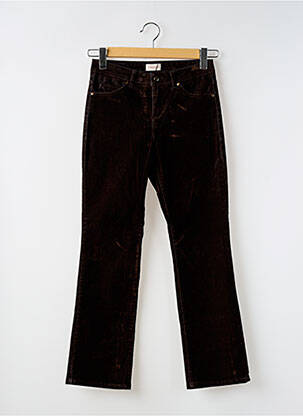 Pantalon 7/8 elasticitate mărime normală maro MAYJUNE femeie