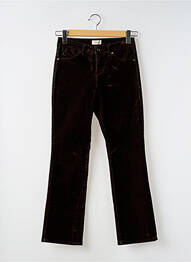 Pantalon 7/8 elasticitate mărime normală maro MAYJUNE femeie