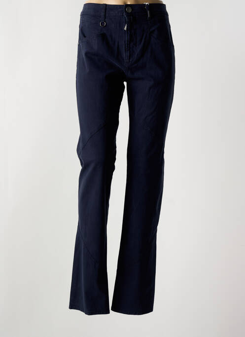 Blugi cu croială slim albastru HIGH femeie