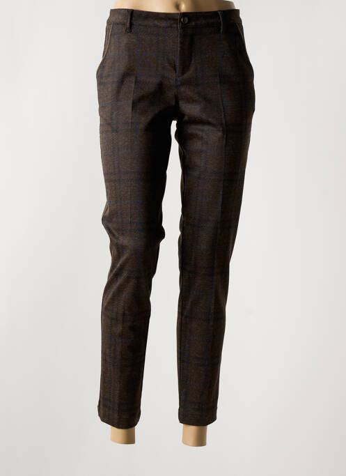 Pantalon 7/8 maro MAYJUNE femeie