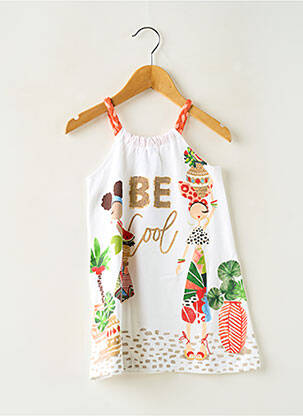 Rochie midi alb MAYORAL fată