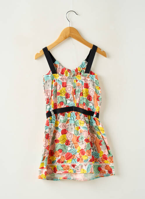 Rochie midi portocaliu BOBOLI fată