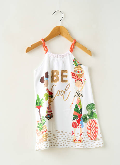 Rochie midi alb MAYORAL fată