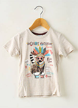 Tricou bej BOBOLI băiat