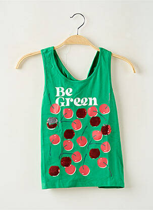 Top mâneci lungi mâneci lungi verde BOBOLI fată