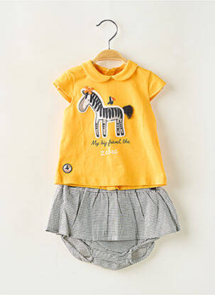 Set pantaloni galben BOBOLI fată