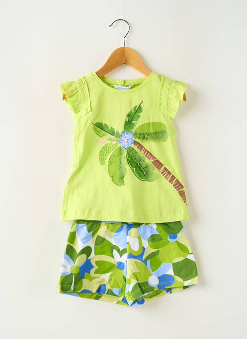 Set șort verde MAYORAL fată