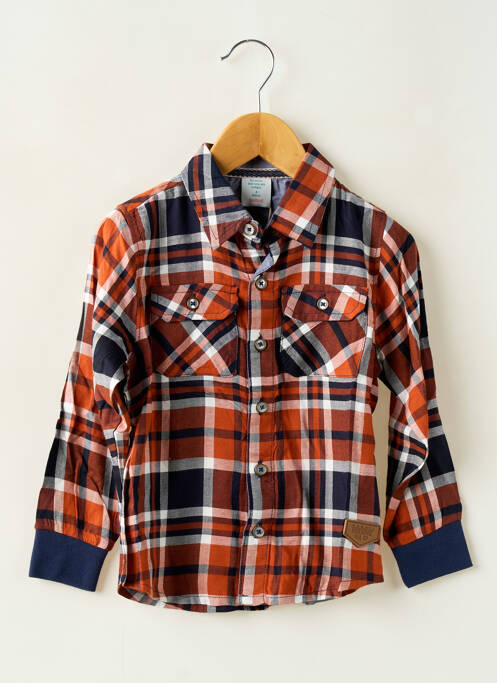 Cămașă cu mâneci lungi maro BOBOLI băiat