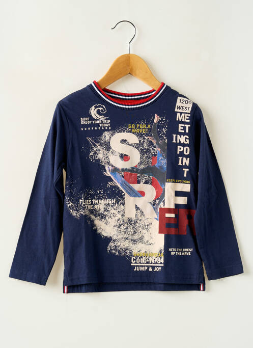 Tricou albastru BOBOLI băiat